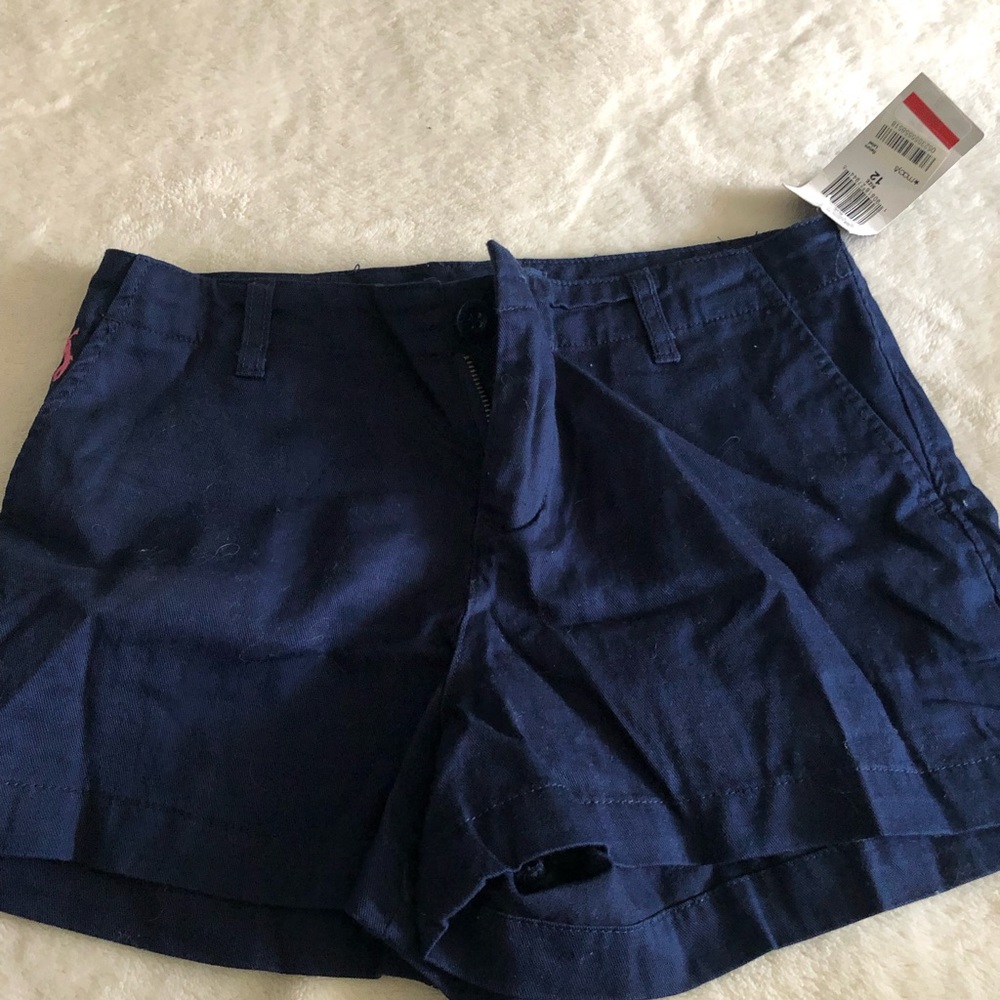 ralph lauren navy blue shorts